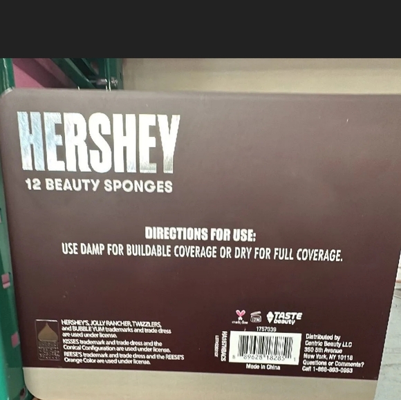 Hershey Beauty Sponge Set NEW IN PACKAGE - Picture 2 of 2